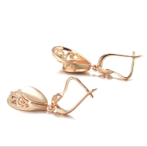 RETRO water drop tear drop earrings - Picture 6 of 11